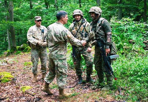  Komandant NATO Staba Sarajevo, brigadni general Matthew Valas, posjetio vjezbu Saber Junction 24